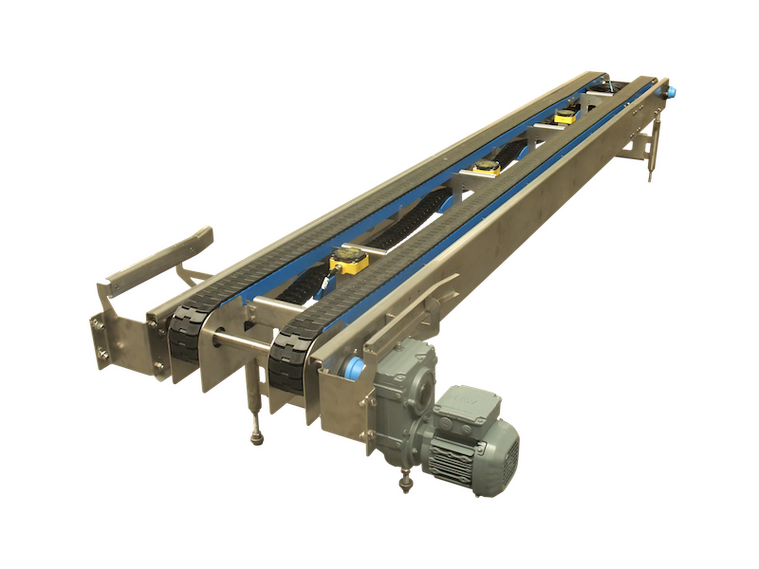 Plastic chain conveyor recht1